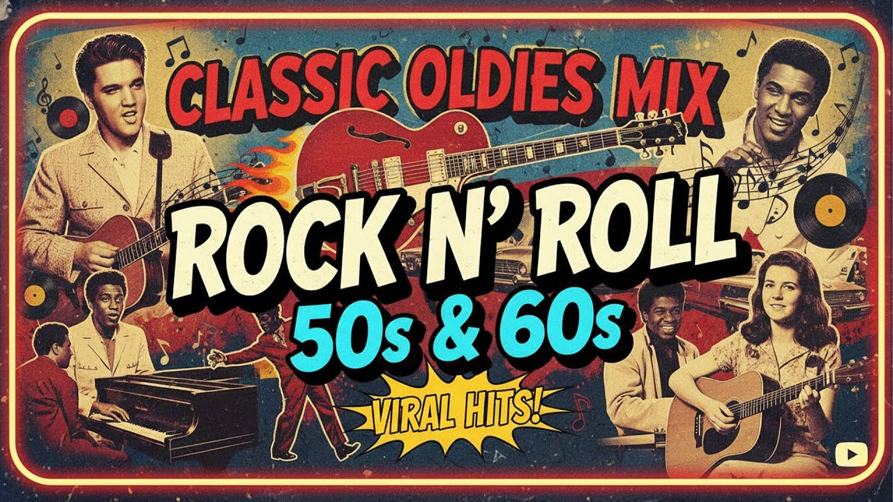 The LEGENDS of 50s & 60s Rock N Roll 🔥 A Trip Back In Time: 50s & 60s Rock N Roll Classics & Hits
