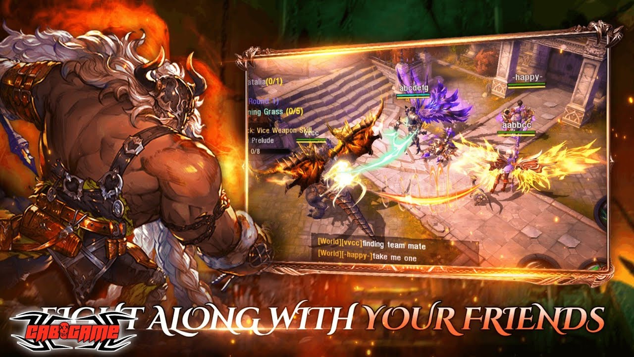 Heroes Oasis Gameplay - Android Apk / 3D Vertical Open World MMORPG