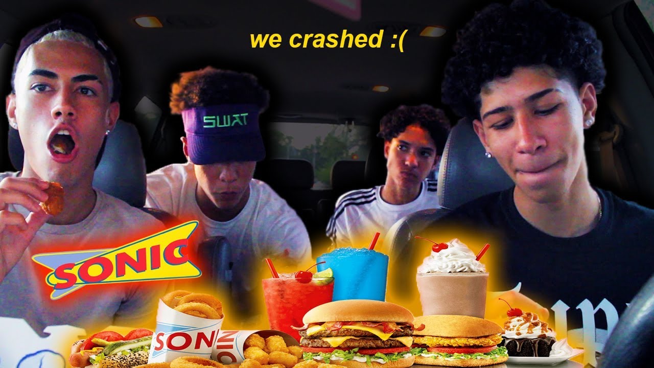 SONIC MUKBANG: Eli Crashed The Car....