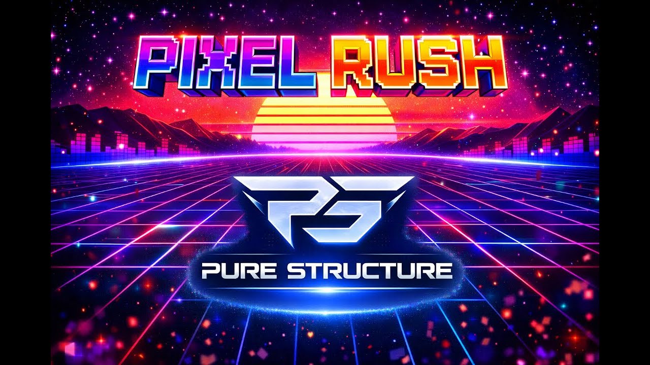 🌌 Pixel Rush 🌌 80s Retro Techno | Pure Structure