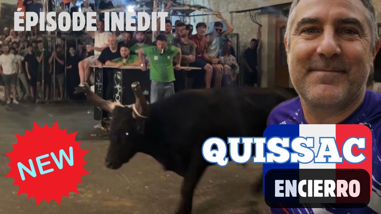 🚨 Épisode Inédit 🚨 Encierro à Quissac 😉 Attention ⚠️ ça déménage ‼️￼ Taureaux de Manade de la LAUZE 