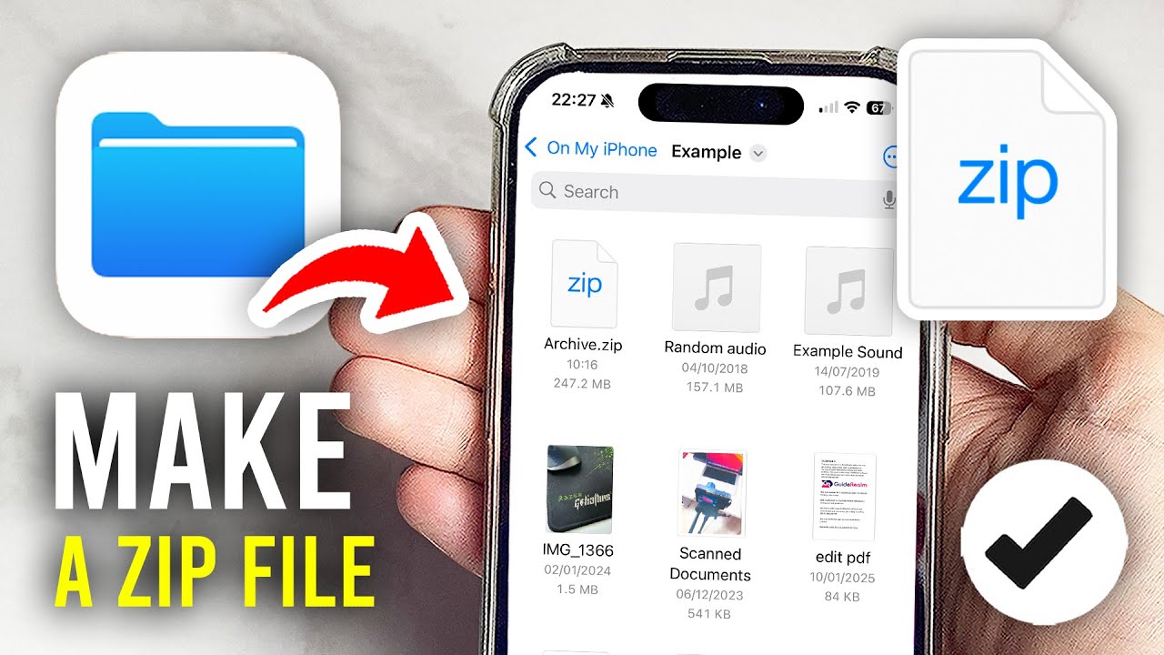 How To Create Zip File On iPhone - Full Guide