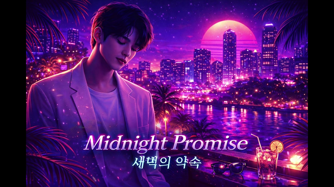 Midnight Promise (새벽의 약속) | Korean R&B Pop | Late Night Mood | Male Vocal