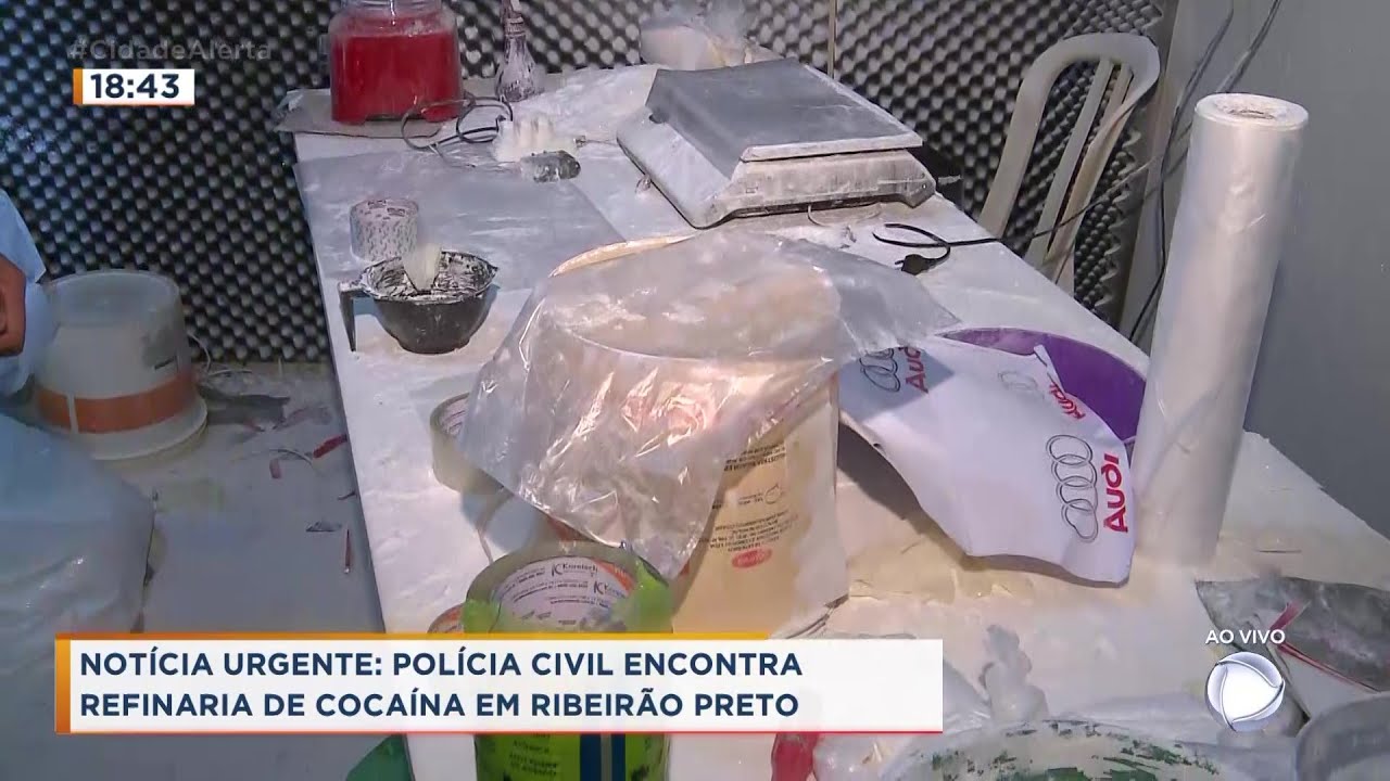 Polícia Civil fecha laboratório e apreende drogas em casa na Zona Norte de Ribeirão Preto