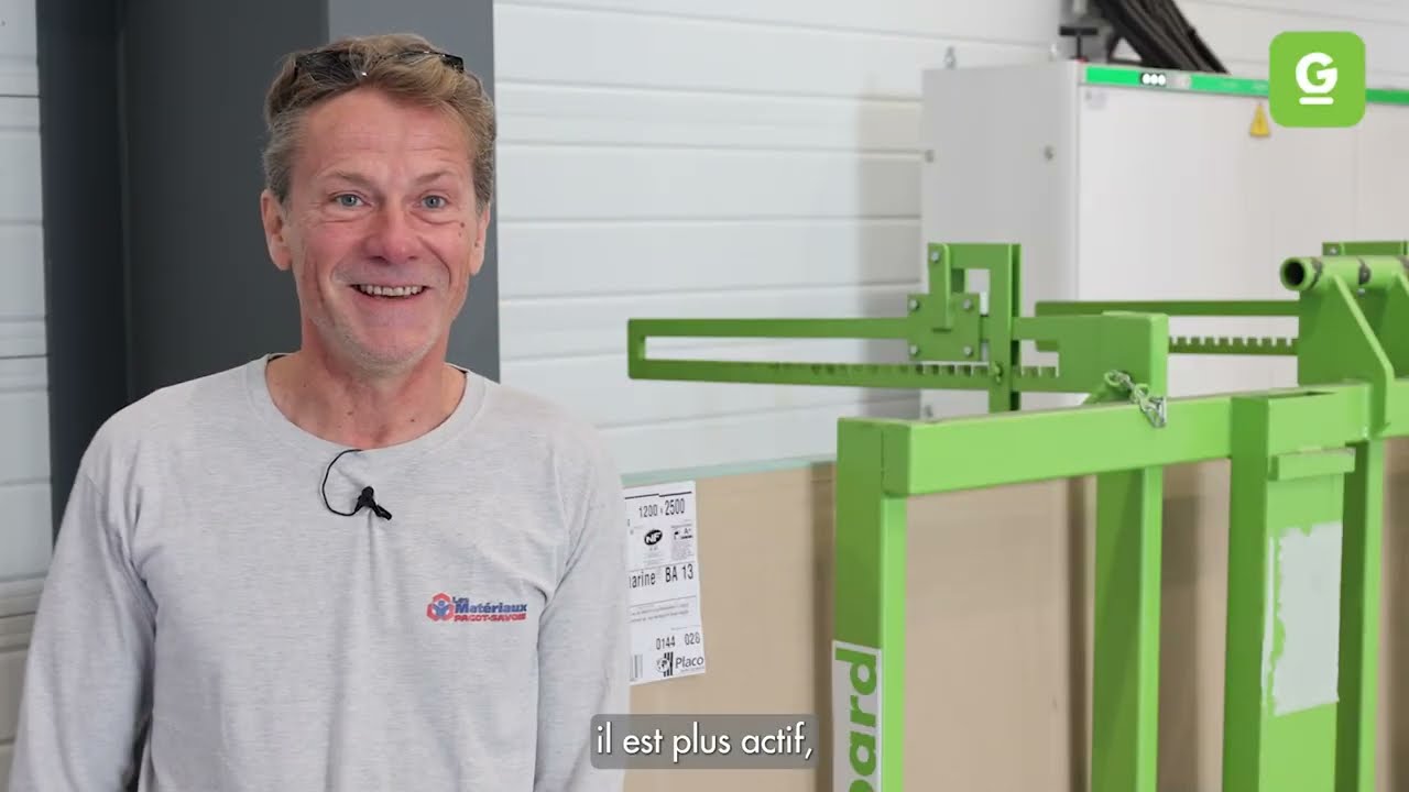 Pourquoi utiliser un manipulateur de plaques de plâtre ? - Témoignage de PAGOT SAVOIE
