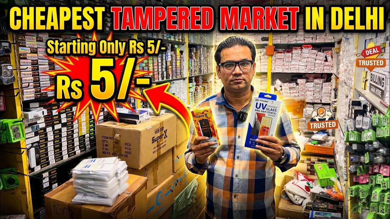 Mobile Accessories wholesale market in delhi |Smart Gadgets market|Gaffar Market delhi