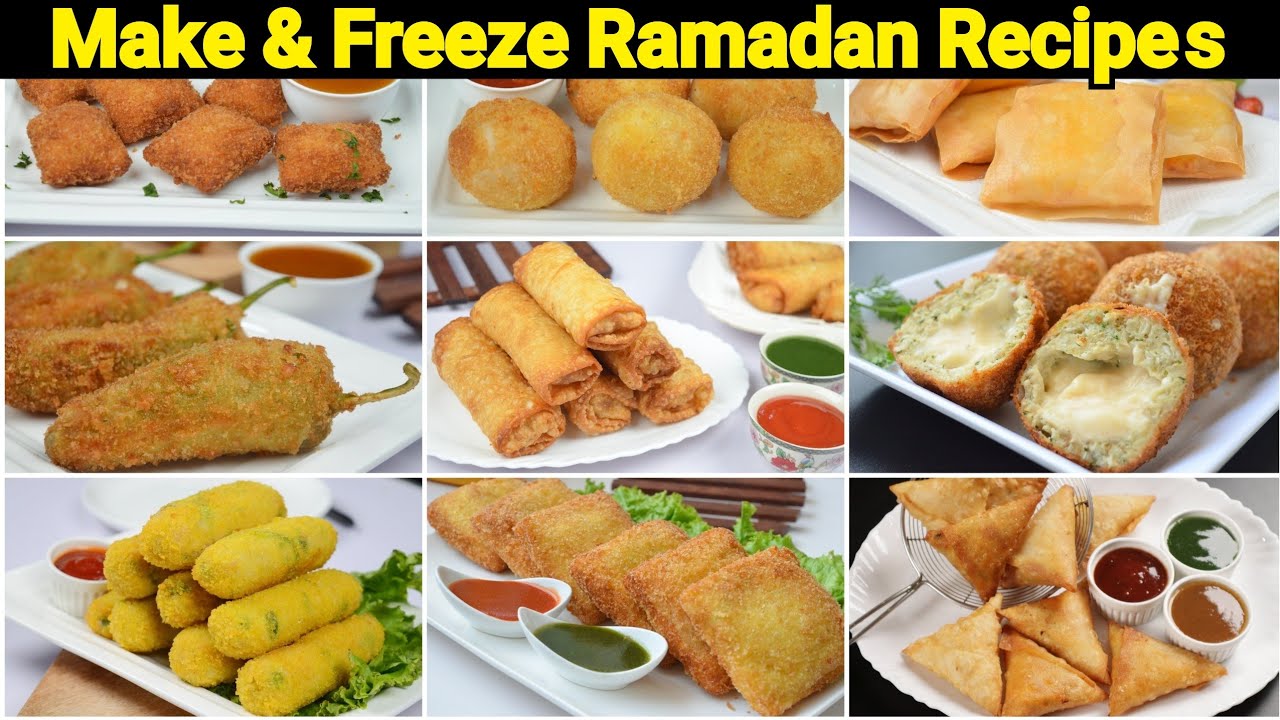 9 Make And Freeze Ramadan Recipes 2022 by (YES I CAN COOK)