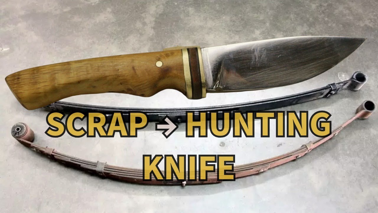 How To Make a Hunting Knife from FREE Materials – Μαχαίρι Για Το Κυνήγι
