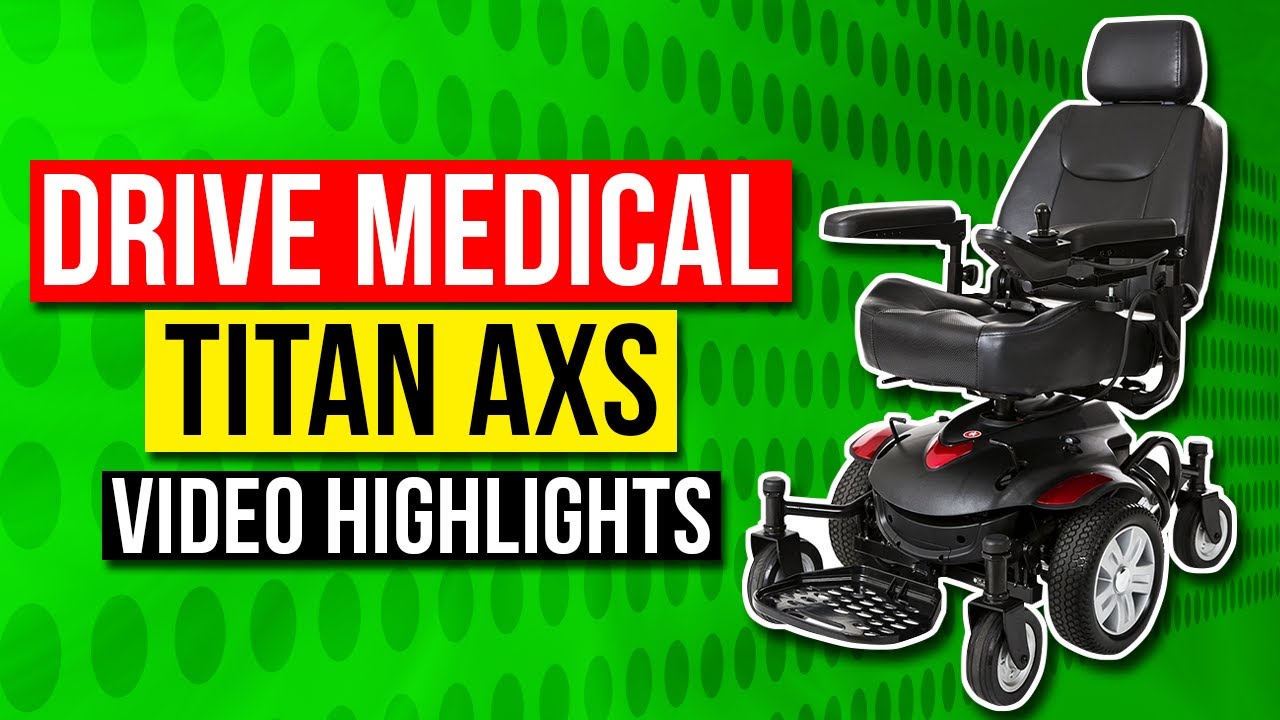 Drive Medical Titan AXS Power Wheelchair [2024]