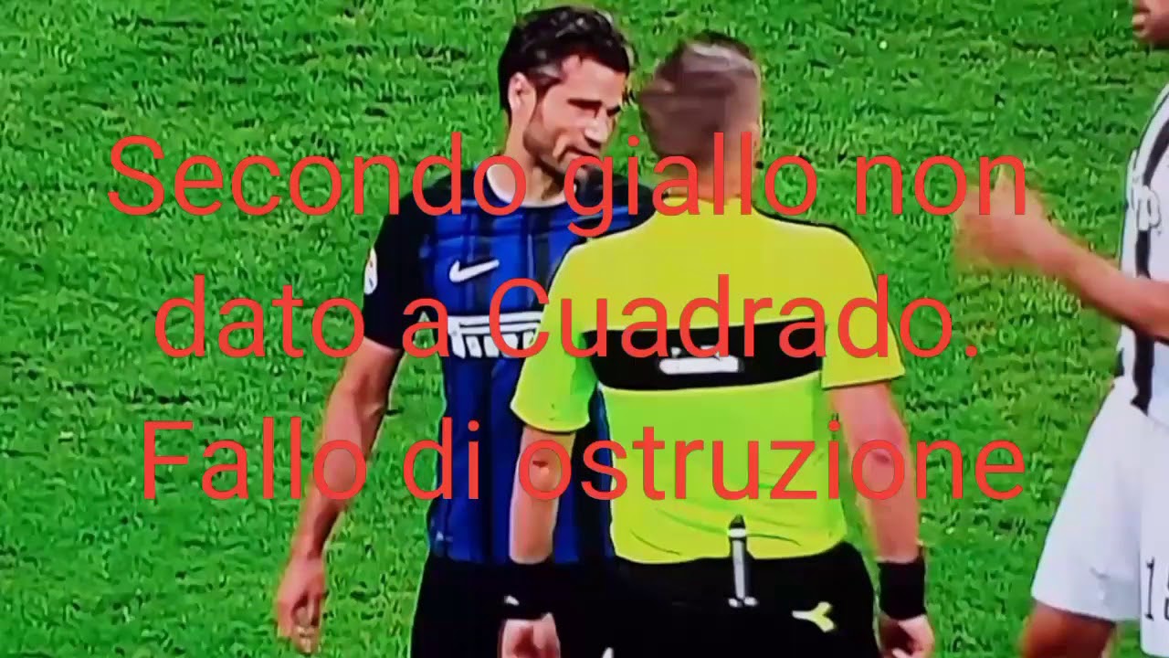 Errori arbitrali Inter-Juventus 2-3