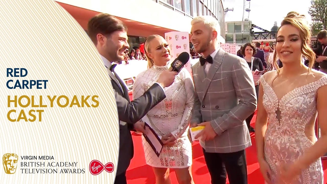 Hollyoaks Stars Kieron Richardson, Stephanie Davis & Kirsty-Leigh Porter | BAFTA TV Awards 2019