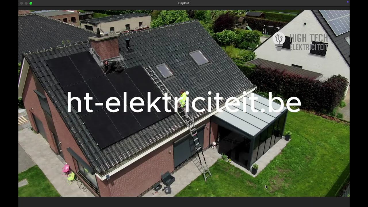 Installatie van zonnepanelen, hybride omvormer en een energieopslagsysteem | HighTech Elektriciteit