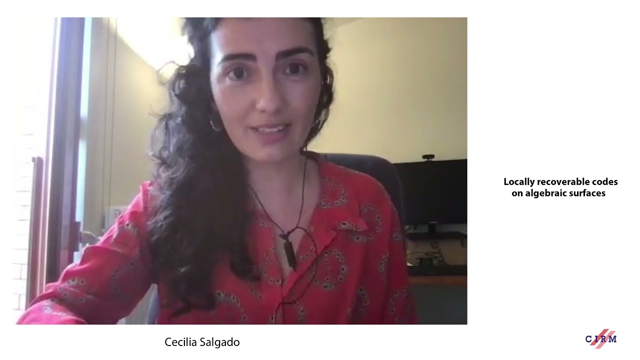 Cecilia Salgado: Locally recoverable codes on algebraic surfaces