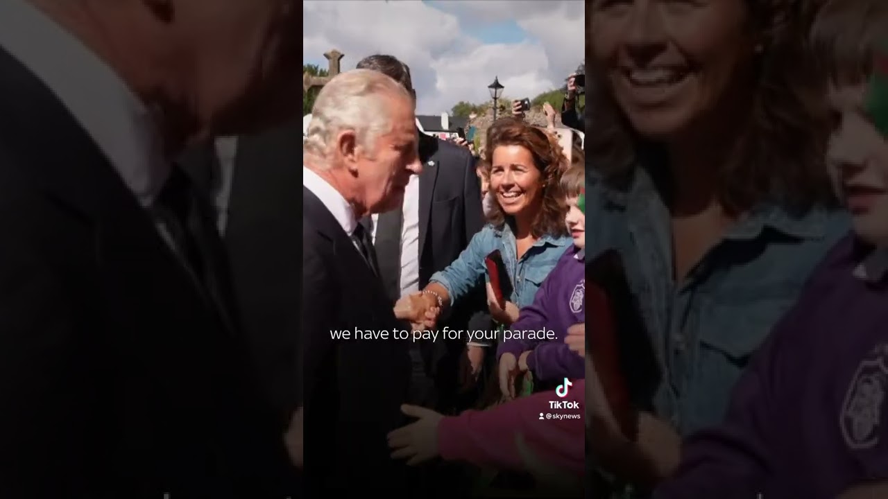 King Charles III heckled in Wales about the cost of UK tour