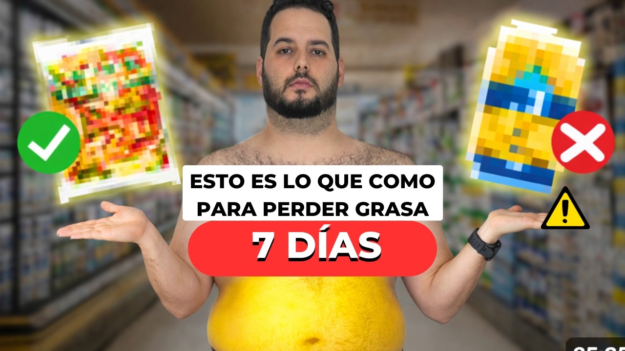 DIETA DE RECORTE real SEMANA 3 | ¿Cuánto Peso Perdí?