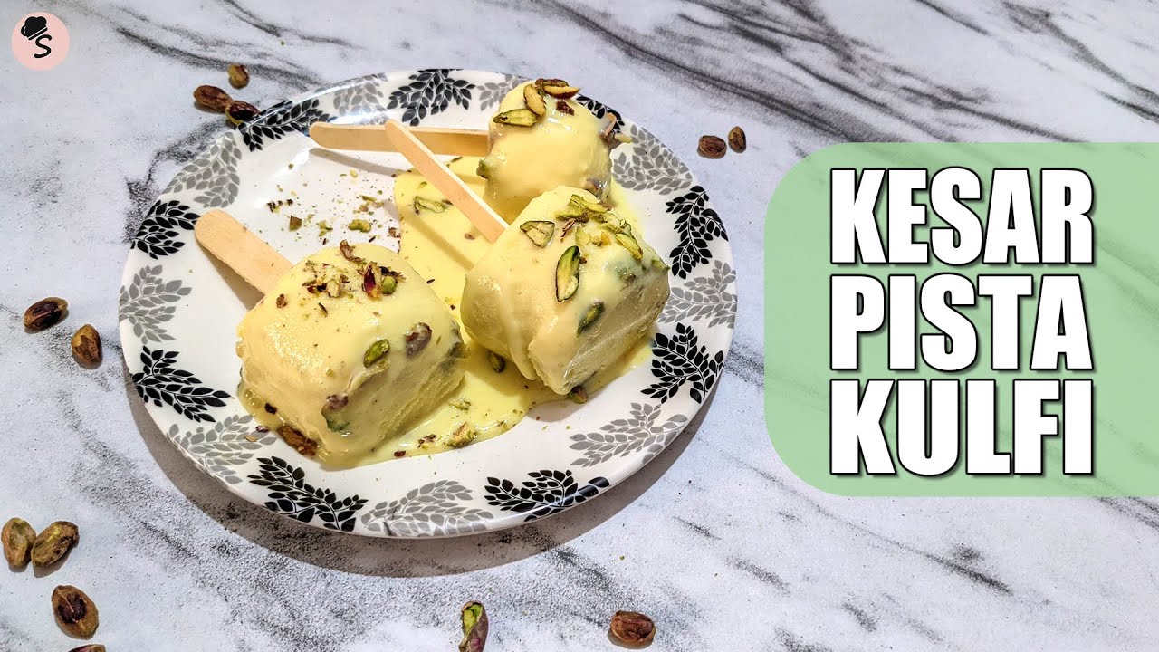 Kesar Pista Kulfi Recipe - Easy & Tasty | Indian Ice Cream | Summer Dessert | केसर पिस्ता कुल्फी