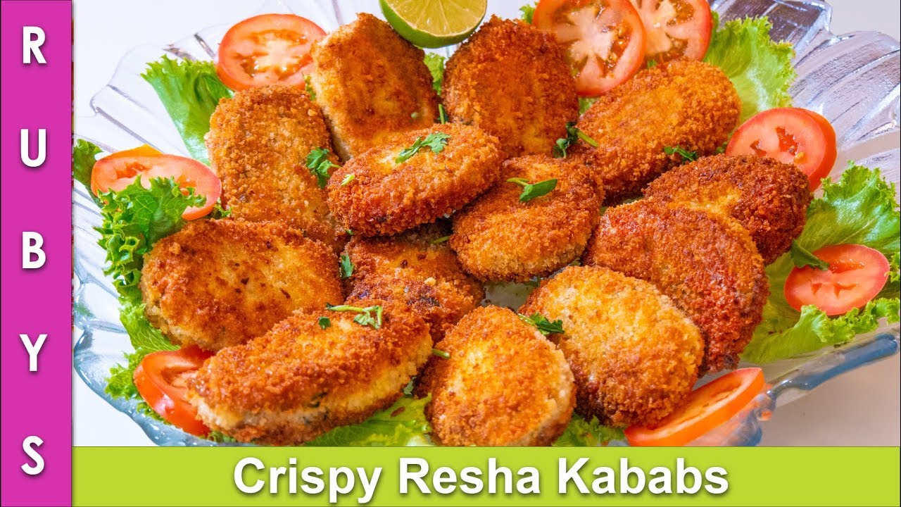 Crispy & Tasty Resha Kababs Fast & Easy Reshmi Kabab Recipe in Urdu Hindi - RKK