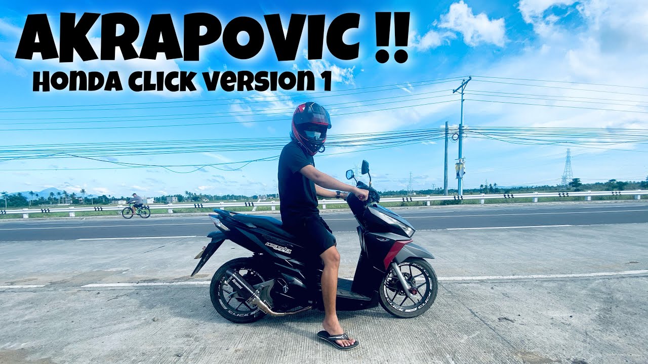 HONDA CLICK 125i V1 AKRAPOVIC INSTALL, SOUNDCHECK & FLYBY
