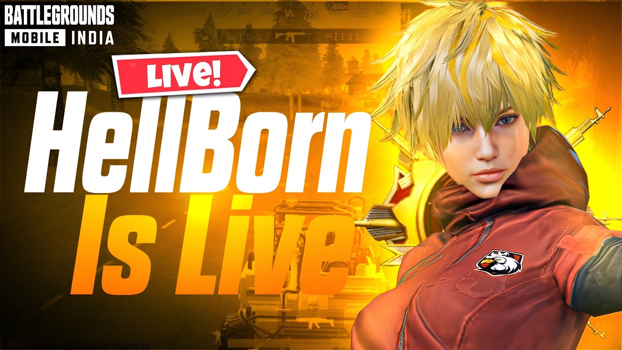 Rank Push Live 🔥 BGMI @HellBornIsLive #bgmi #bgmilive #bgmigameplay