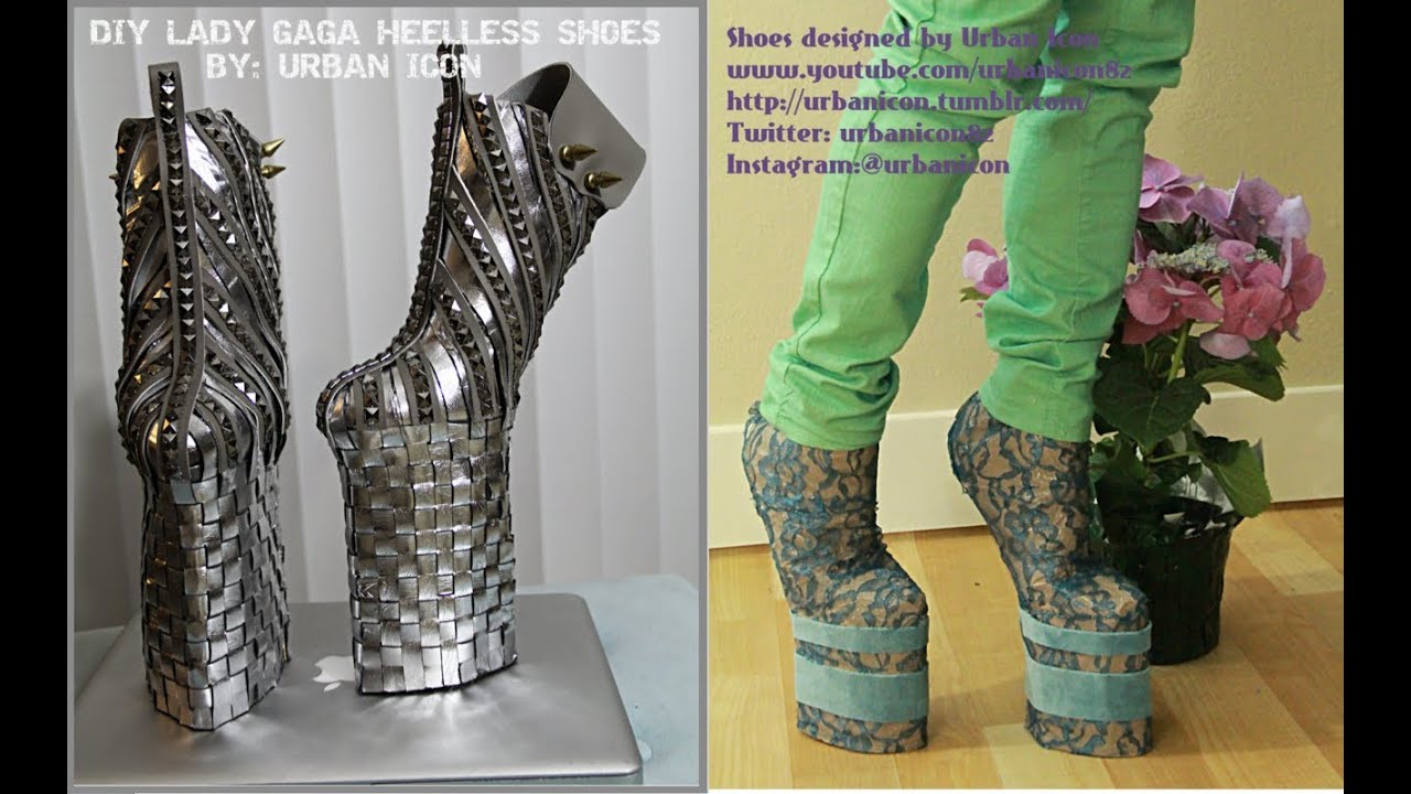 LADY GAGA HEELLESS SHOES | HANDMADE