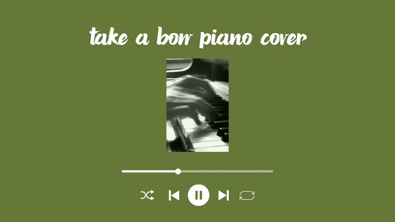 Take A Bow | Piano Cover by Mr.Camel