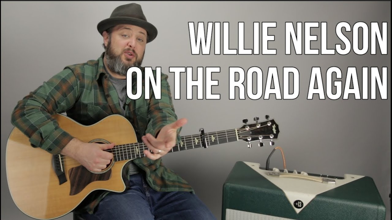 Как играть «On the Road Again» Вилли Нельсона на гитаре