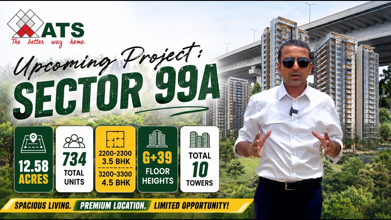 New Launch by Ats Grand Stand Sec 99 | Connectivity from Dwarka Expressway | Luxury 3 & 4 BHK Fla...
