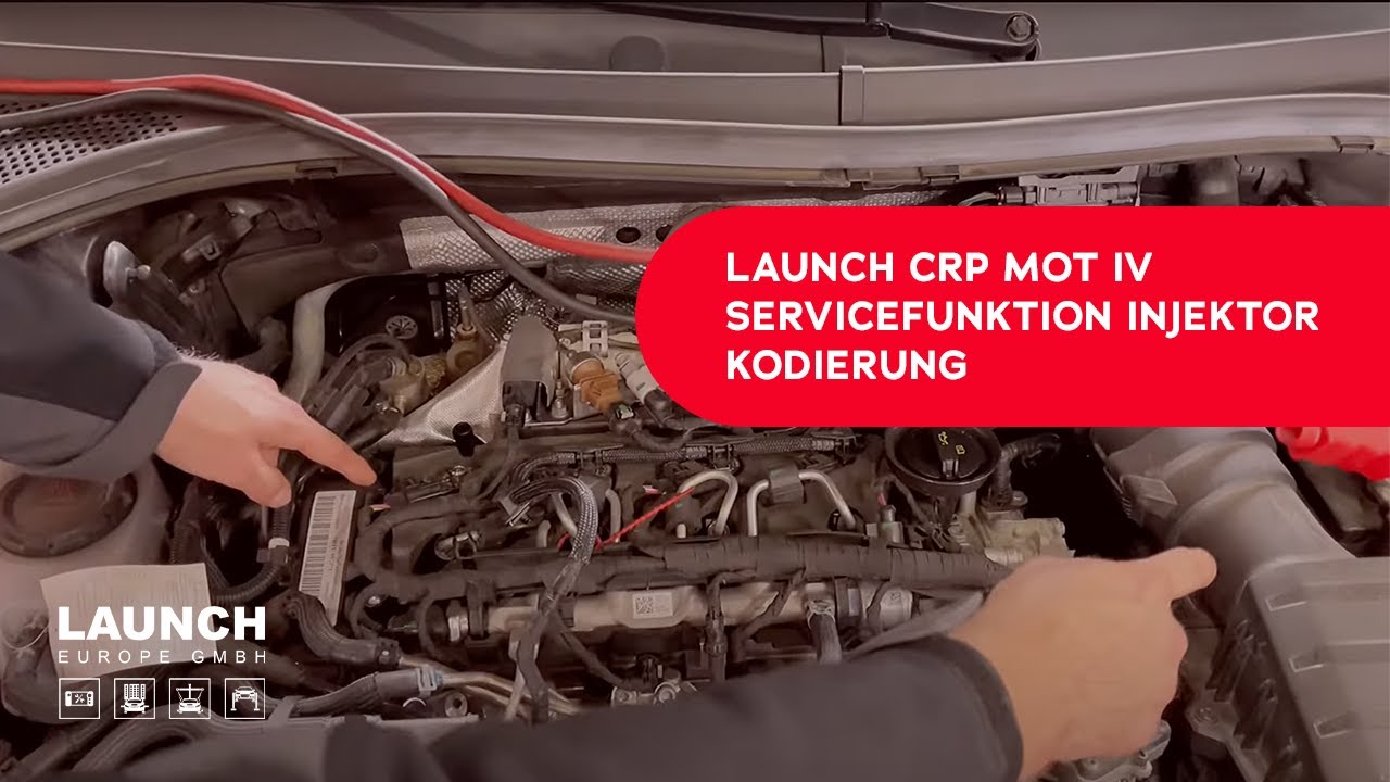 LAUNCH CRP MOT IV Servicefunktion Injektor Kodierung