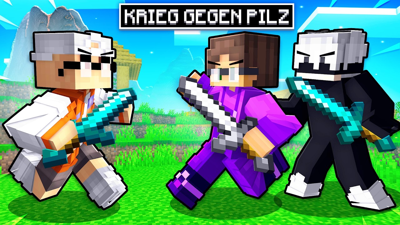 der KRIEG GEGEN PILZ BEGINNT in Minecraft Risiko