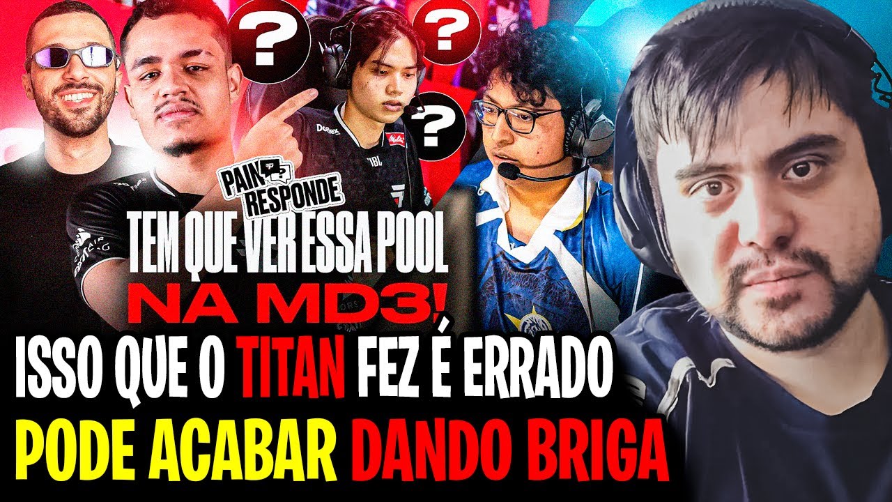 🚨 A PAIN JÁ TEM OS PICKS DIFERENTES PARA O FEARLESS DRAFT? TOCKERS REAGE AO PAIN RESPONDE