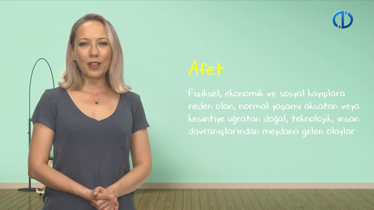 AFET, ACİL DURUM VE ENDÜSTRİYEL KAZALARDA İŞ SAĞLIĞI VE GÜVENLİĞİ - Ünite 1 Özet