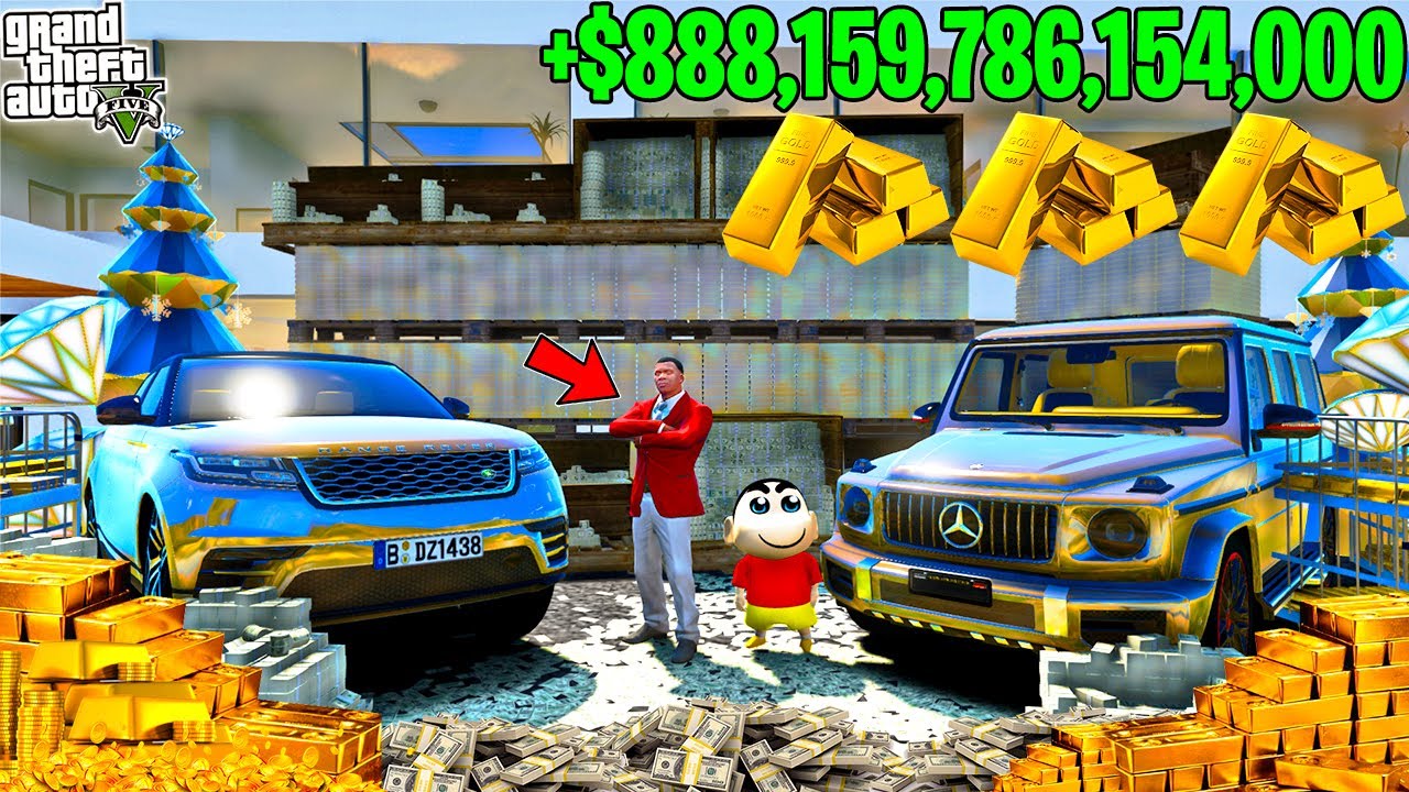 Franklin Very Poor Life To Billionaire Life ll Shinchan chop Earn $1000,000,000 & LEAVE FRANKLIN in