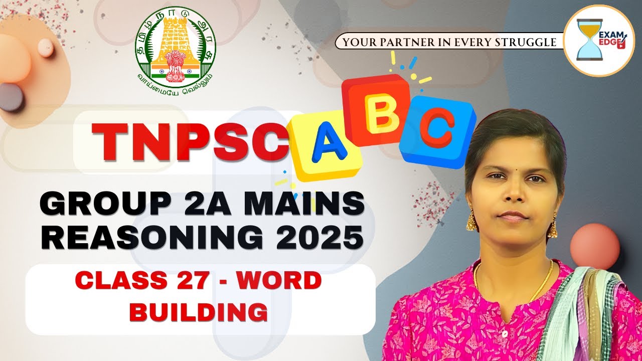 TNPSC Group 2A Mains Reasoning - Class 27 #tnpsc #group2answerkey #divyareasoning