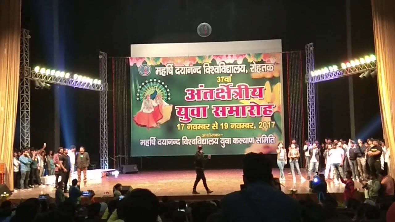 MD KD live in Rohtak Haryana youth festival in MD University