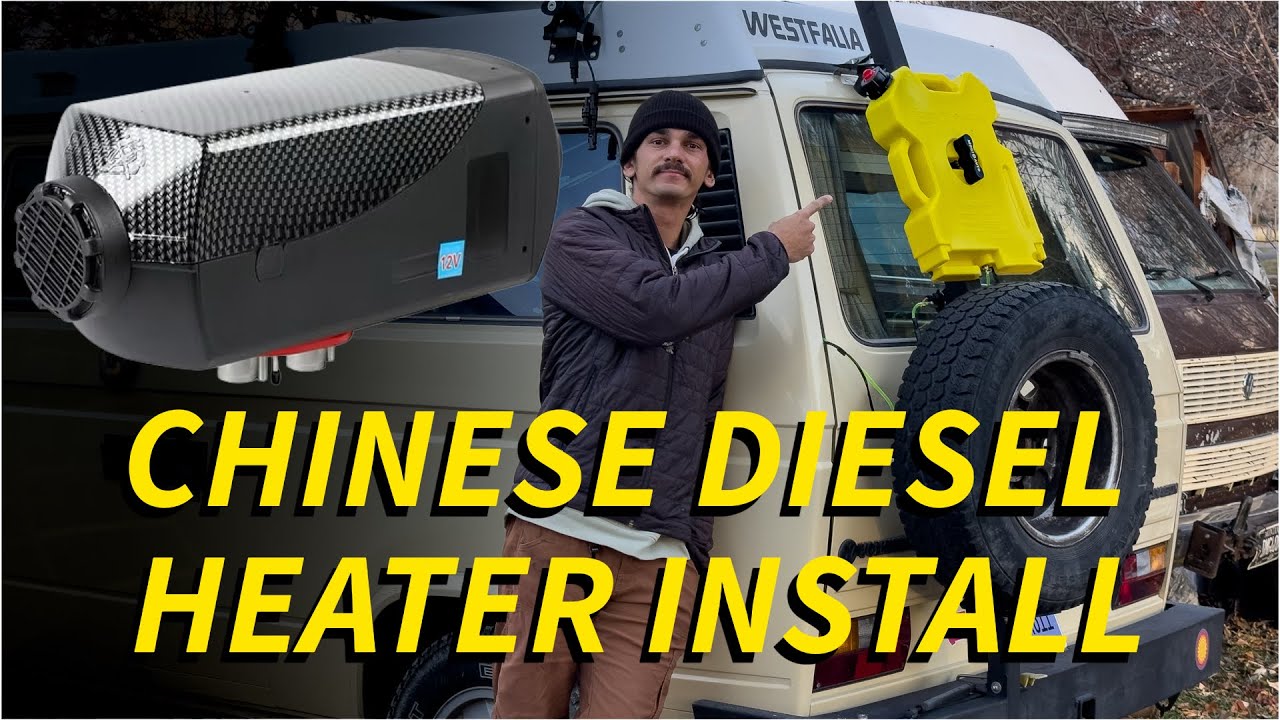Установка китайского дизельного отопителя в Volkswagen Vanagon Westfalia
