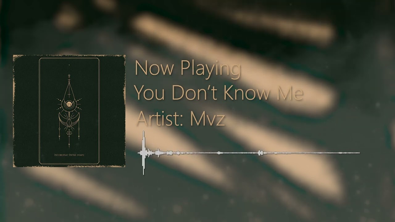 MVZ - YOU DON'T KNOW ME (PROD. Lxcky) VISUAL