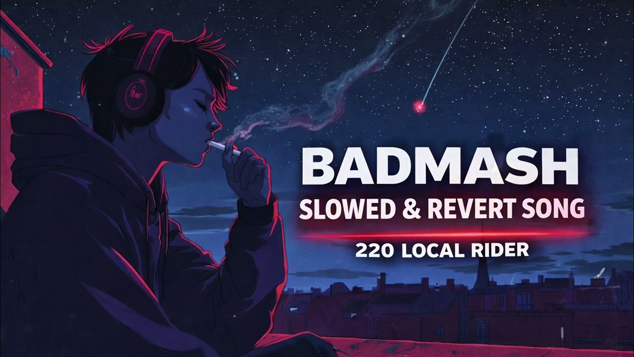 BADMASH SLOWED AND REVERT SONG || PANJABI SONG|| KD DESI ROCK || lofi song 