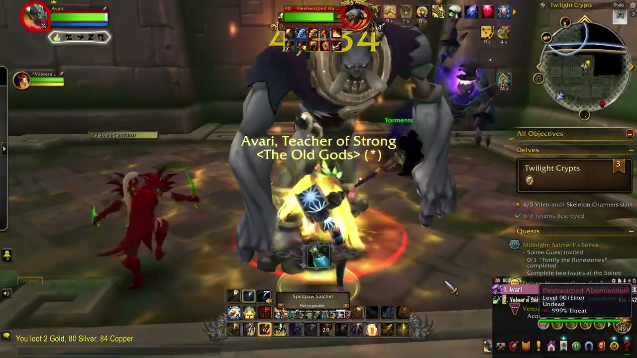 World of Warcraft Midnight. Delve(3) Twilight Crypts.