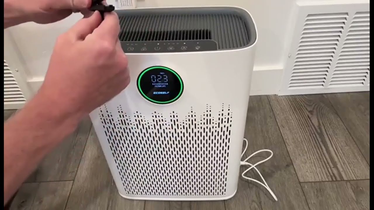 ECOSELF Smart Air Purifier for Home Large Rooms, Smart Control & Powerful Filtration for Healthier