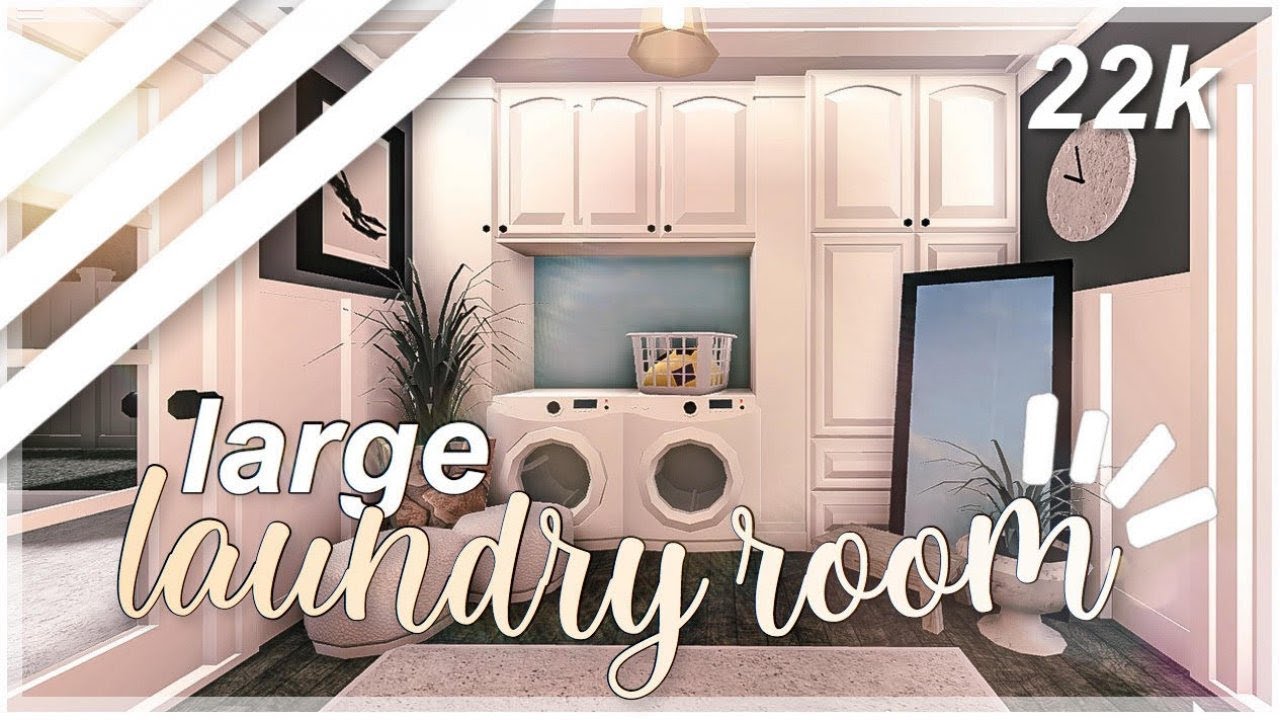 Large Laundry Room SPEEDBUILD (22k) | Welcome to Bloxburg