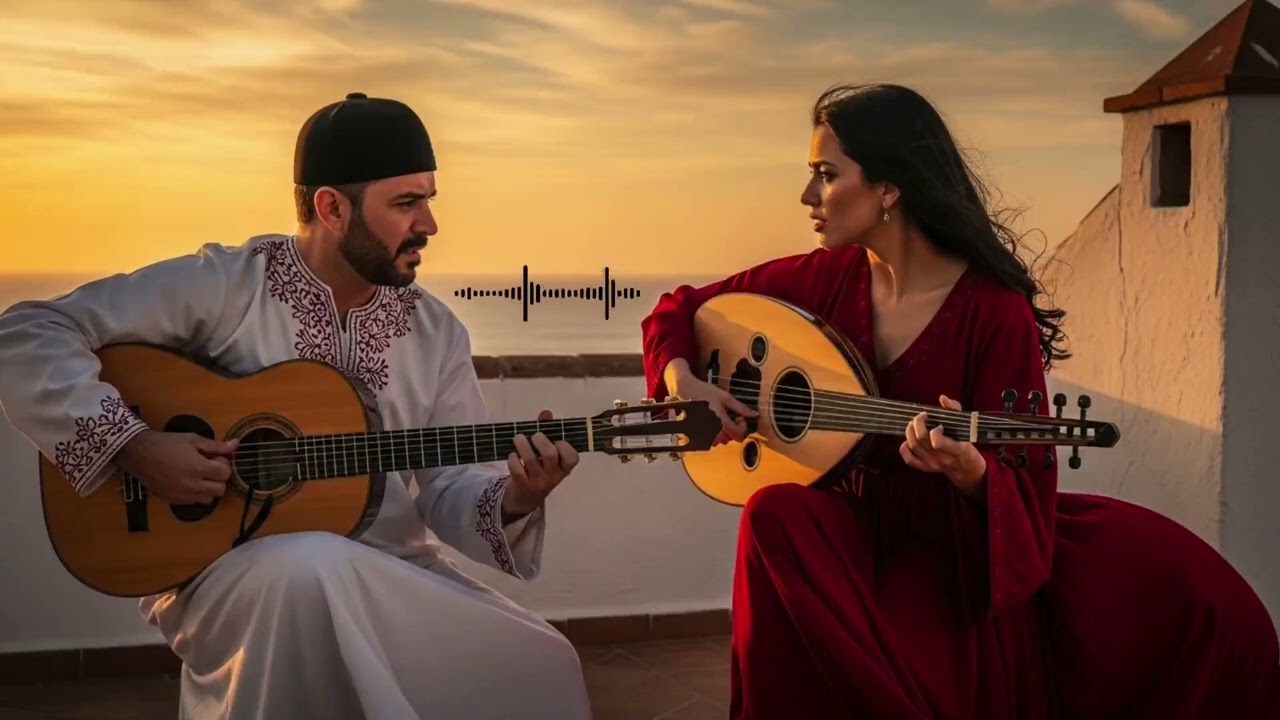 Fusion Oud Flamenco Music – Magical Andalusian Sunset Instrumental Experience