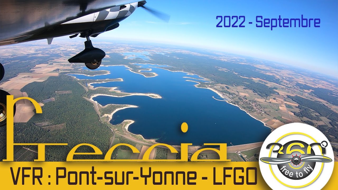 VFR sur Pont sur Yonne LFGO en ULM Freccia