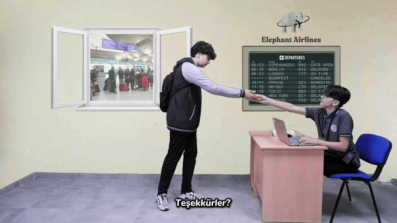 English Drama - Check in desk