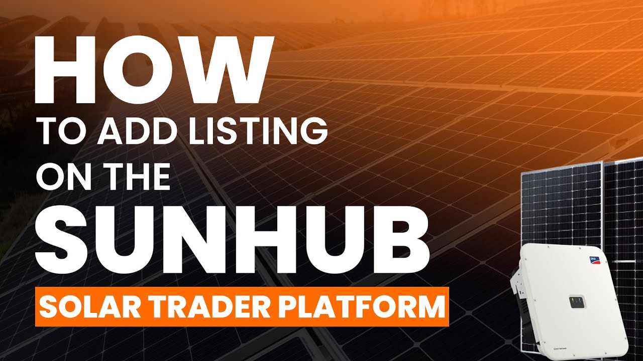 Step-by-Step Guide: How to List Wholesale Solar Equipment as a Seller