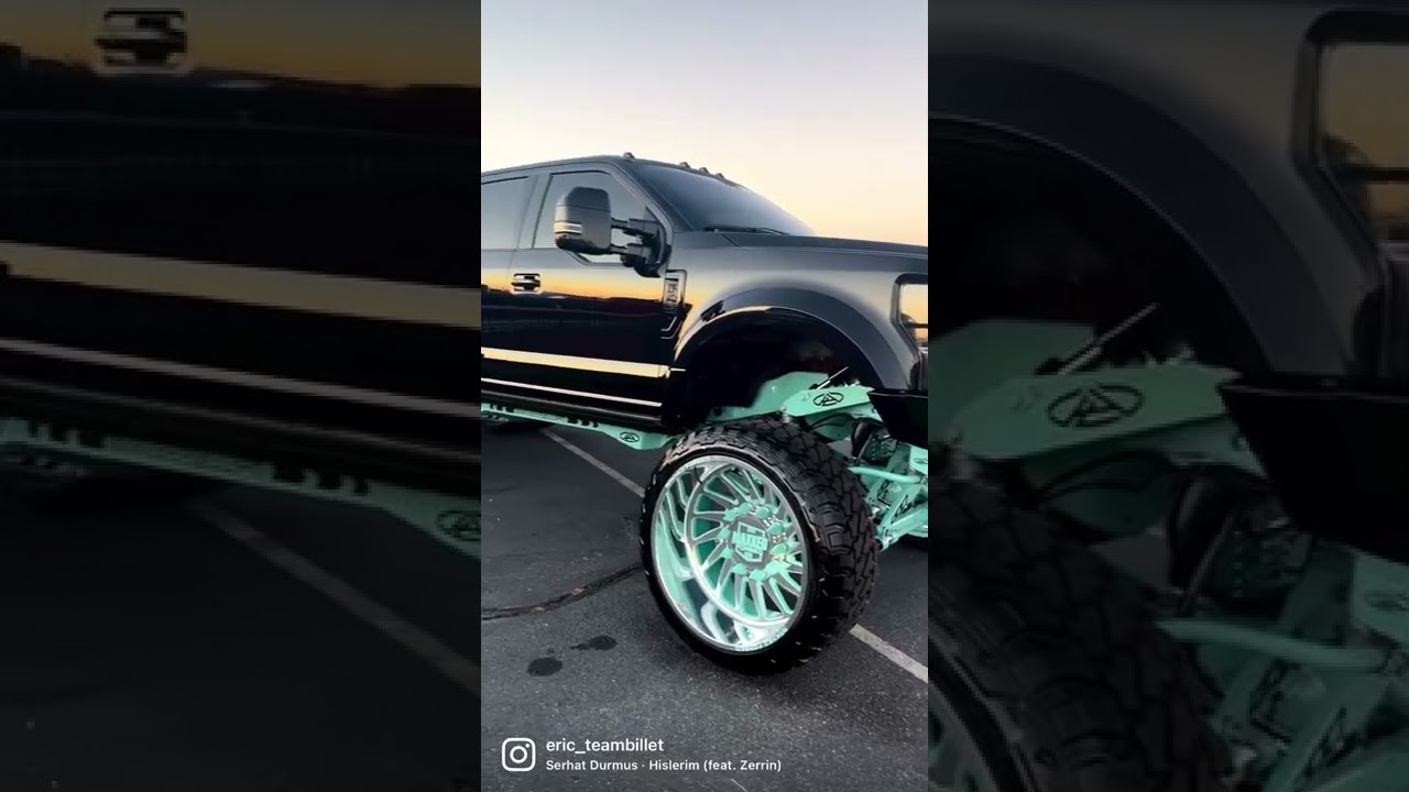 Dually truck on any level lift and 30 inch rims!