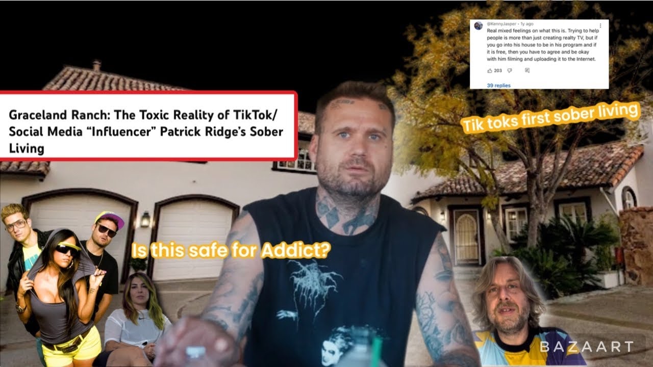 A sober living marketed through tik tok: Graceland Ranch