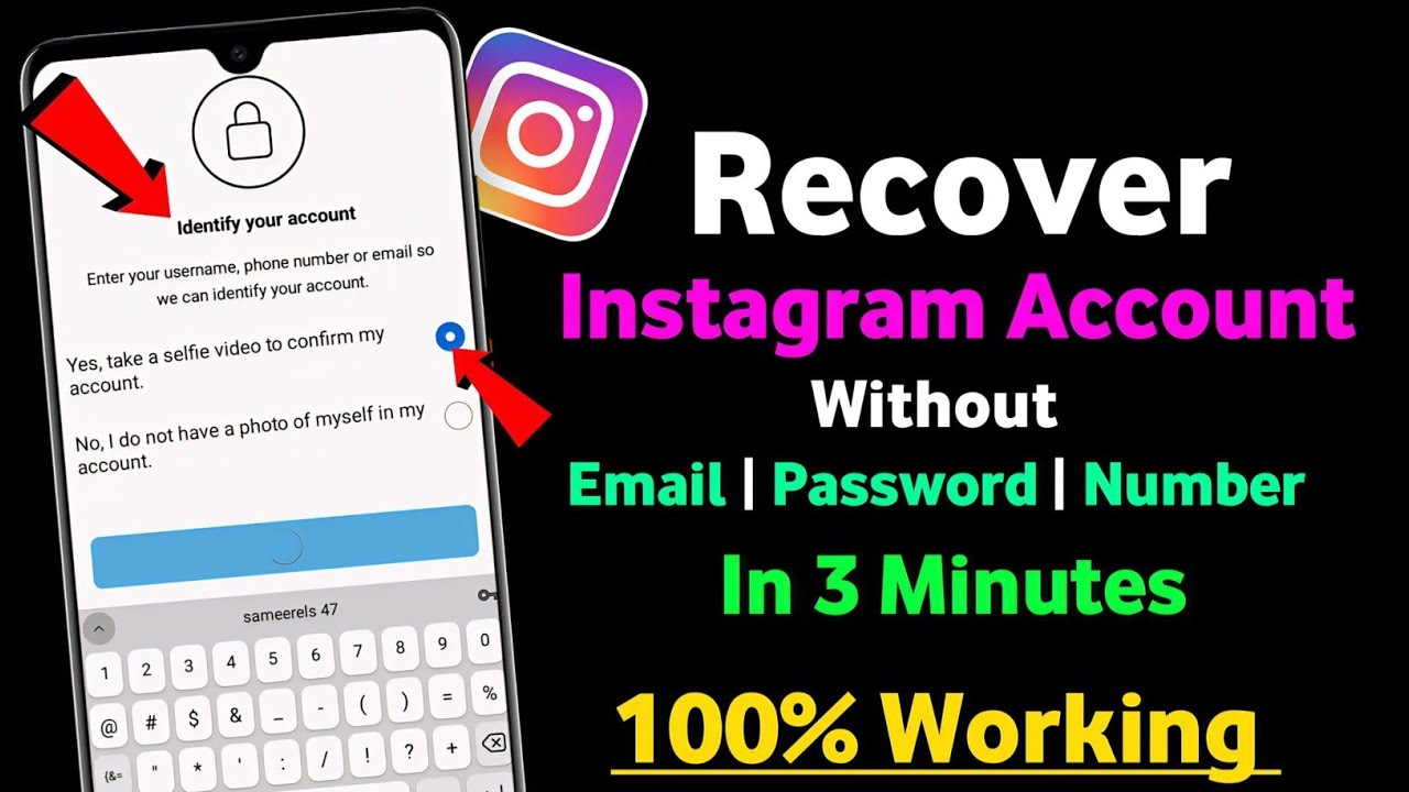 How To Recover Instagram Account Without Email Password & Number (2024) | Instagram Account Recovery
