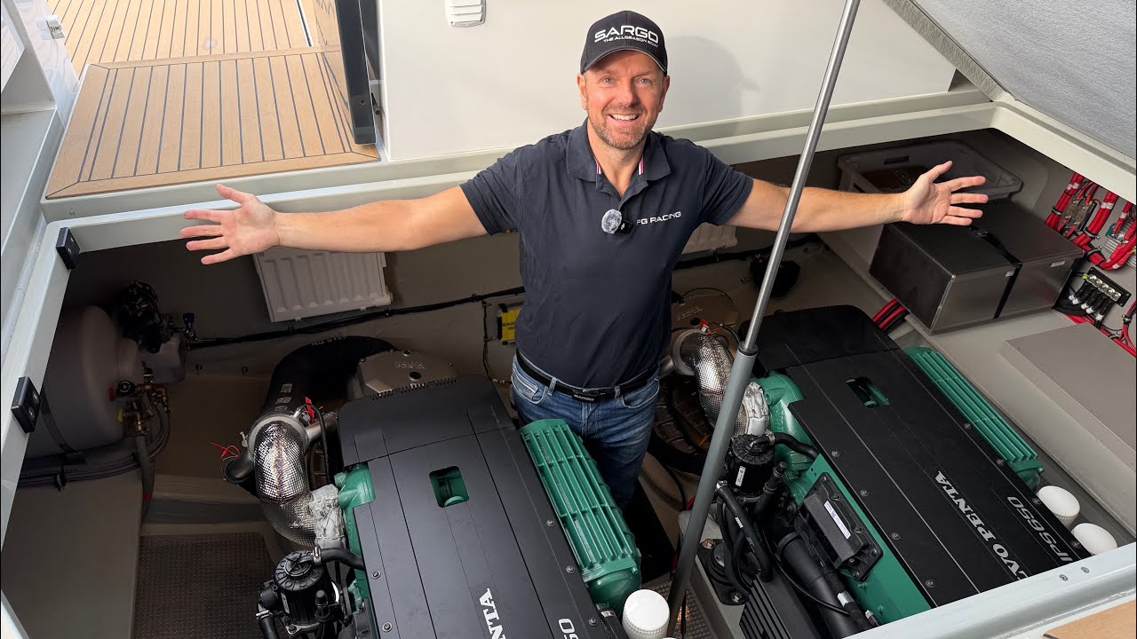 Sargo 45 Engine Room  Walkthrough - SARGO Norge