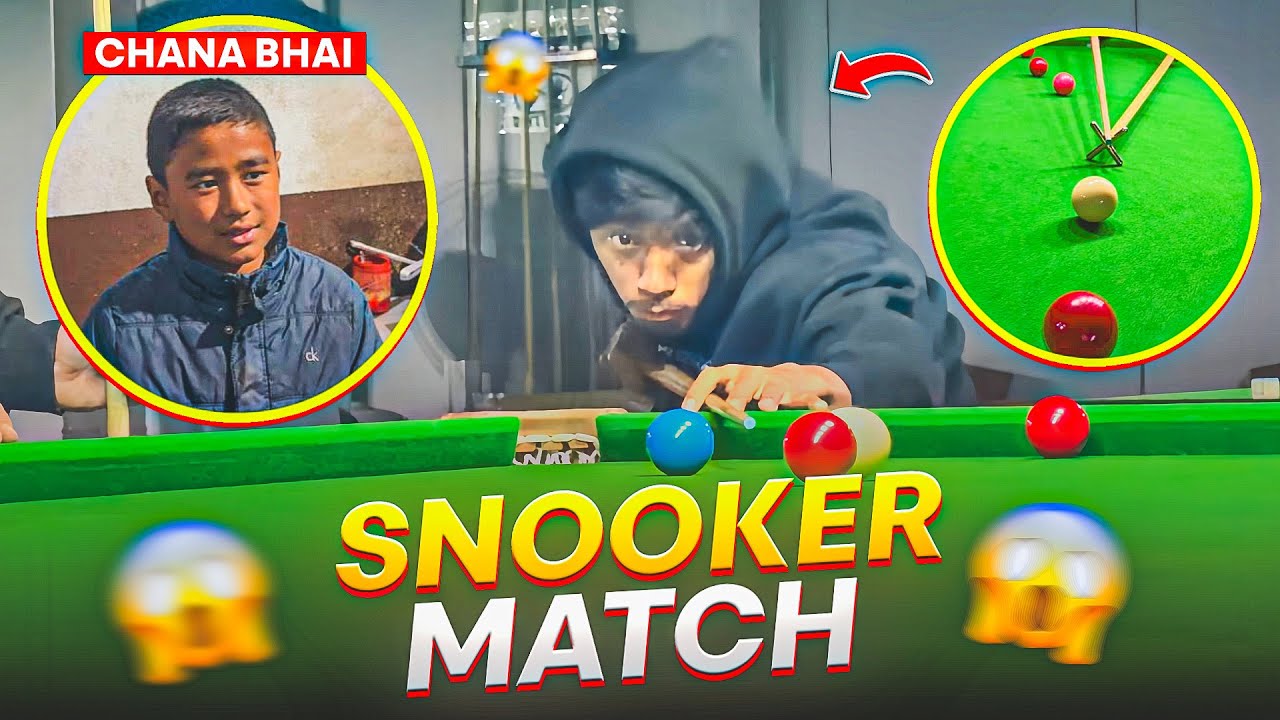 snooker match kada paryo❤️☺️👌//chana bhai le dherai hasayo 😘🙈👌