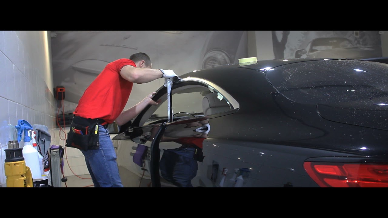 Dechroming Mercedes S500 Coupe | foliasamochodowa.pl